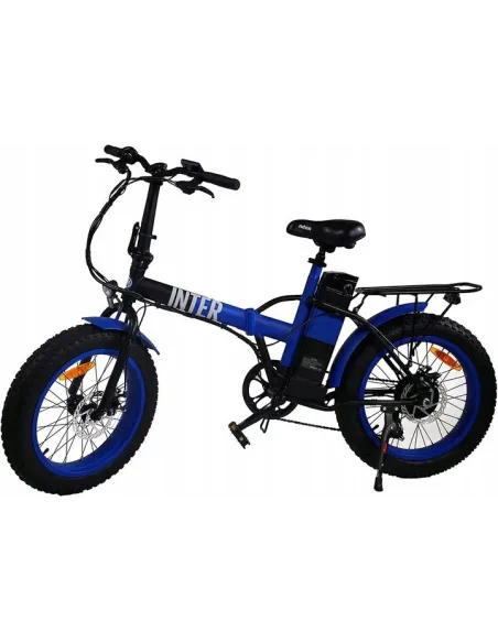 Elektryczny Rower Składany Fatbike 20 Tarcze 250W Składak 5 Trybów 7 Biegów