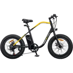 Rower Elektryczny Fatbike 20 Tarcze 7 bieg 250W ALU 5 Trybów Wspomaganie