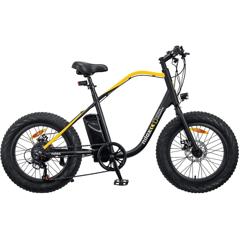 Rower Elektryczny Fatbike 20 Tarcze 7 bieg 250W ALU 5 Trybów Wspomaganie