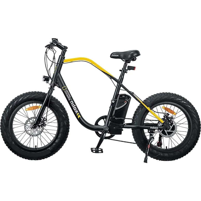 Rower Elektryczny Fatbike 20 Tarcze 7 bieg 250W ALU 5 Trybów Wspomaganie