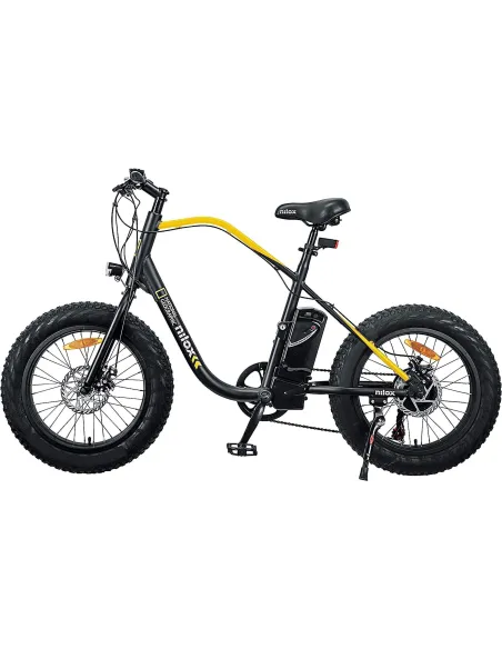 Rower Elektryczny Fatbike 20 Tarcze 7 bieg 250W ALU 5 Trybów Wspomaganie