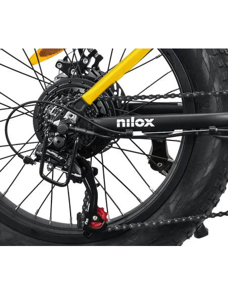 Rower Elektryczny Fatbike 20 Tarcze 7 bieg 250W ALU 5 Trybów Wspomaganie