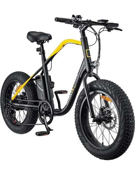 Rower Elektryczny Fatbike 20 Tarcze 7 bieg 250W ALU 5 Trybów Wspomaganie