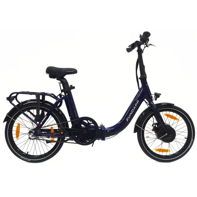 Elektryczny Rower Miejski 20 Składany Aluminium 6,4Ah Nexus Składak 5 Tryb