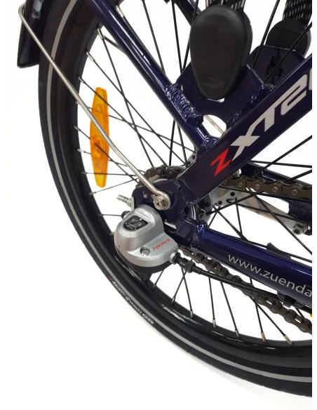 Elektryczny Rower Miejski 20 Składany Aluminium 6,4Ah Nexus Składak 5 Tryb