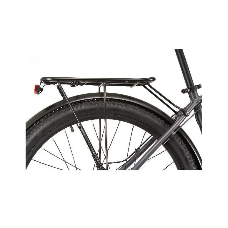 Elektryczny Rower Trekkingowy 27,5 Bagażnik 13Ah 5 Trybów Tarcze 21 Biegów