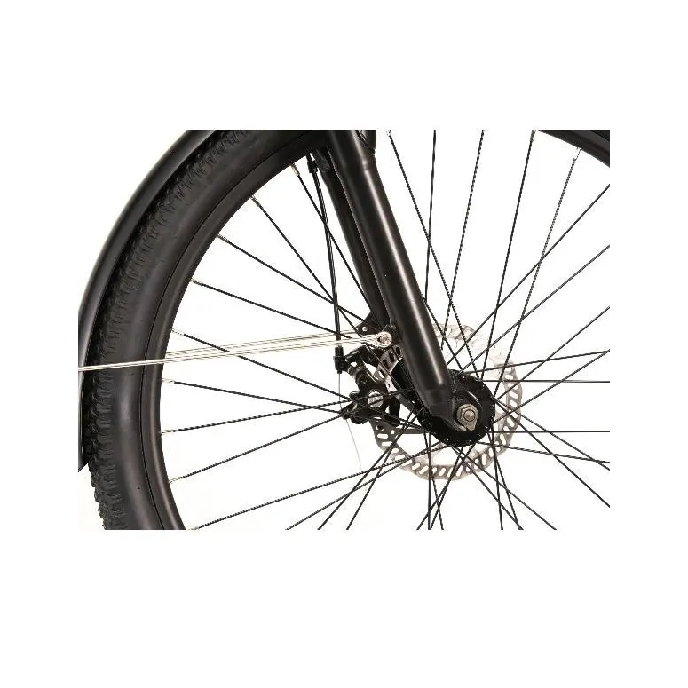 Elektryczny Rower Trekkingowy 27,5 Bagażnik 13Ah 5 Trybów Tarcze 21 Biegów