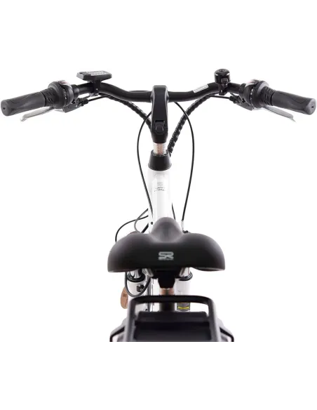 Elektryczny Rower Trekkingowy 28 Alu Wspomaganie Światła Bagażnik Błotniki