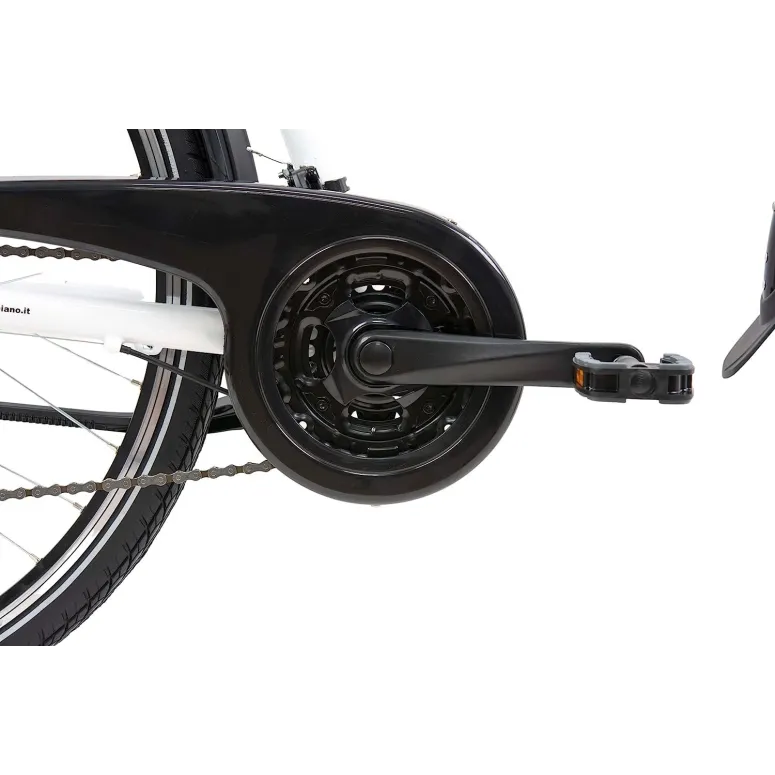 Elektryczny Rower Trekkingowy 28 Alu Wspomaganie Światła Bagażnik Błotniki