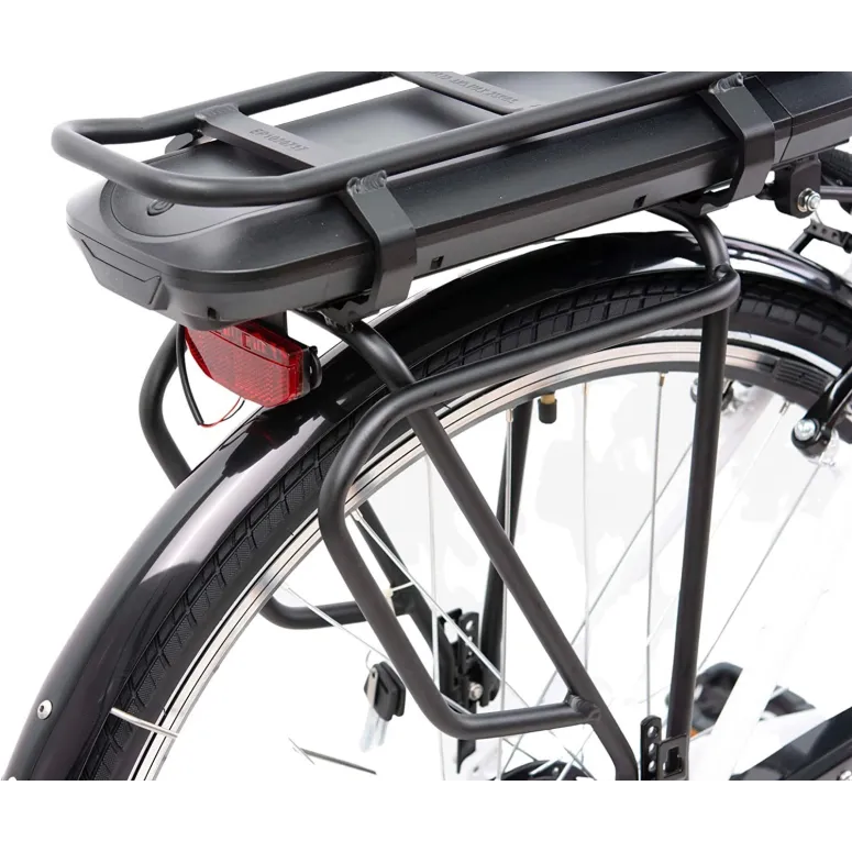 Elektryczny Rower Trekkingowy 28 Alu Wspomaganie Światła Bagażnik Błotniki