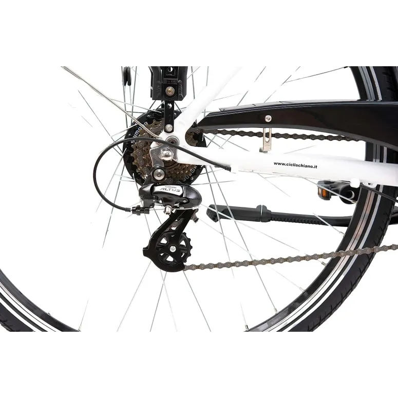 Elektryczny Rower Trekkingowy 28 Alu Wspomaganie Światła Bagażnik Błotniki