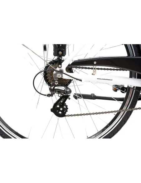 Elektryczny Rower Trekkingowy 28 Alu Wspomaganie Światła Bagażnik Błotniki