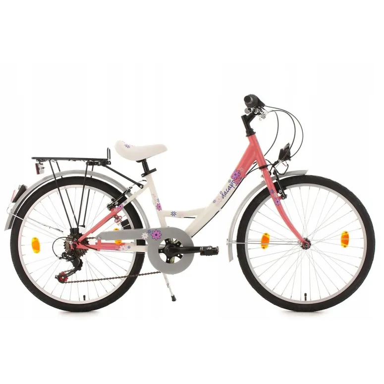 Dziewczęcy Rower Miejski 24 Dziecięcy Komunia