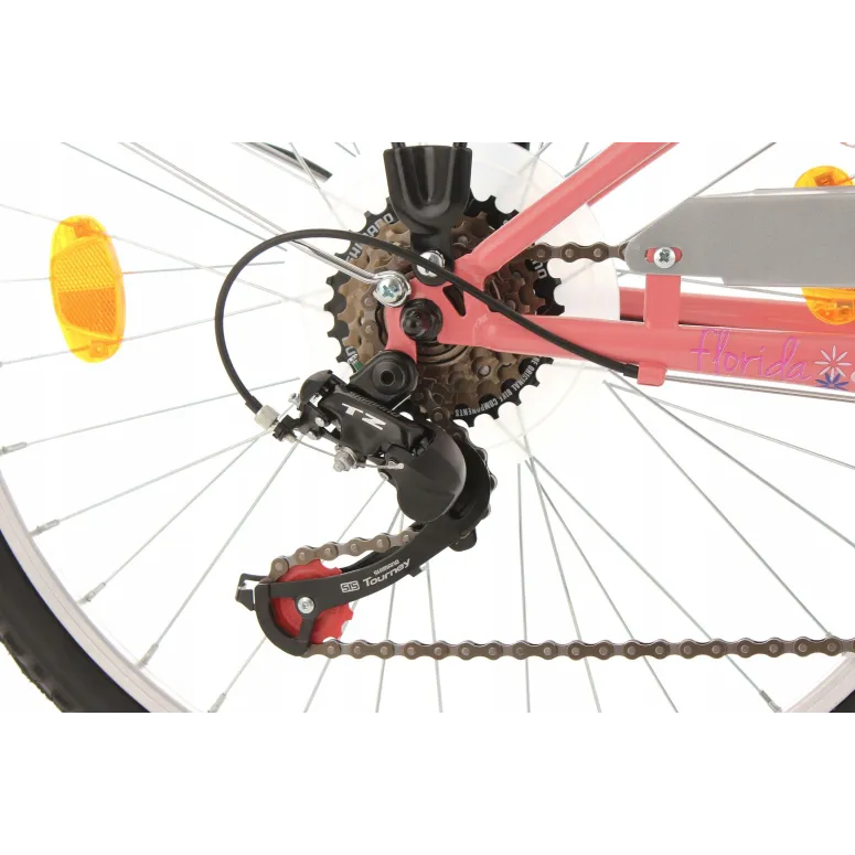 Dziewczęcy Rower Miejski 24 Dziecięcy Komunia