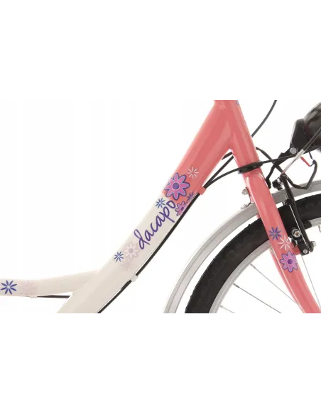 Dziewczęcy Rower Miejski 24 Dziecięcy Komunia