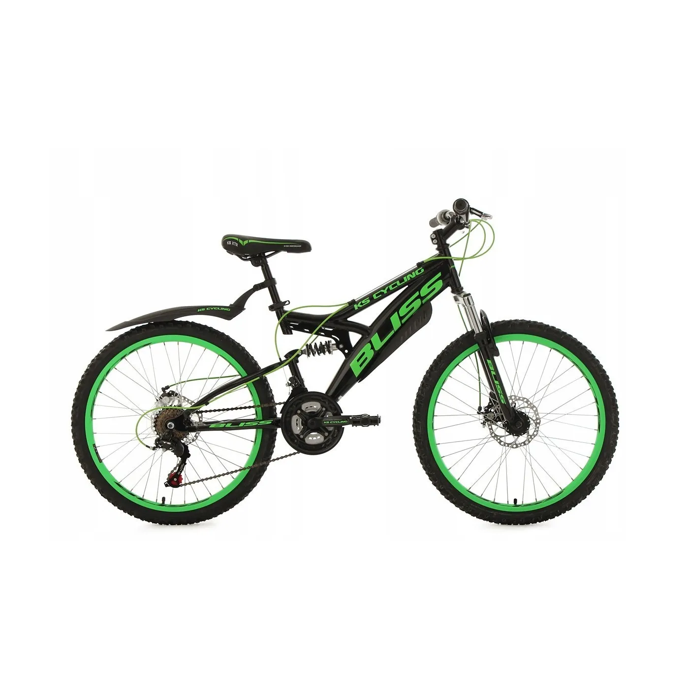 Dziecięcy Rower Górski 24 Dla Chłopca Dziewczynki Amortyzacja Błotniki