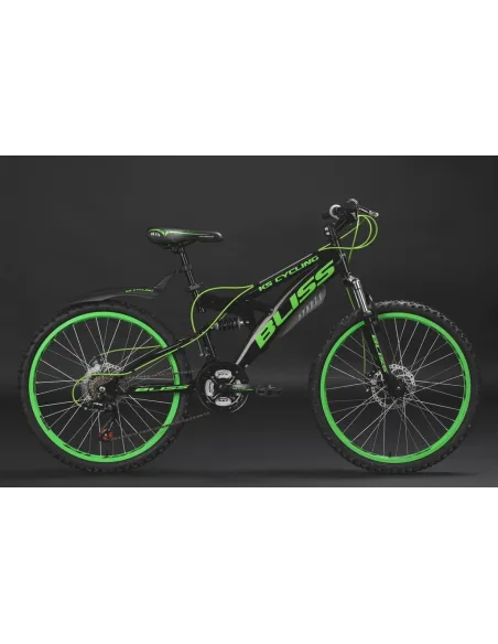 Dziecięcy Rower Górski 24 Dla Chłopca Dziewczynki Amortyzacja Błotniki