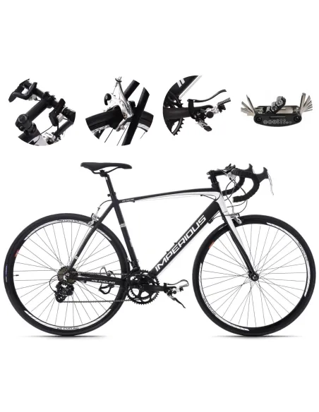 Męski Rower Szosowy 28 Aluminiowy Wyścigowy Kolarzówka Dual Pivot Dźwignie
