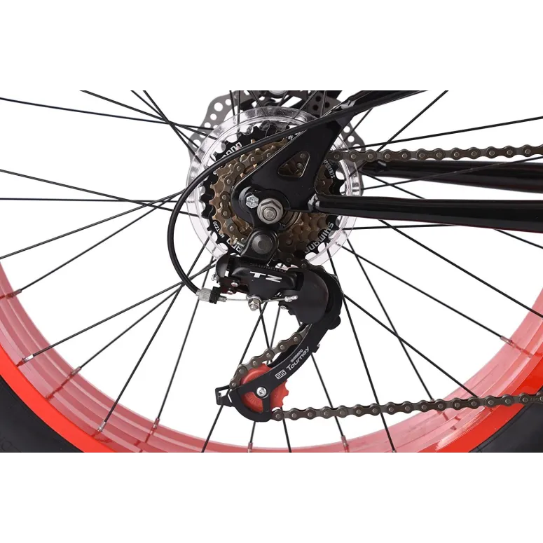 Rower Fatbike 24 Chłopięcy Grube Opony Tarcze