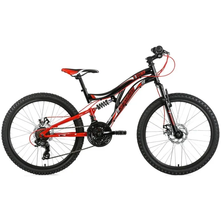 Rower Górski Dziecięcy 24 Młodzieżowy Amortyzacja