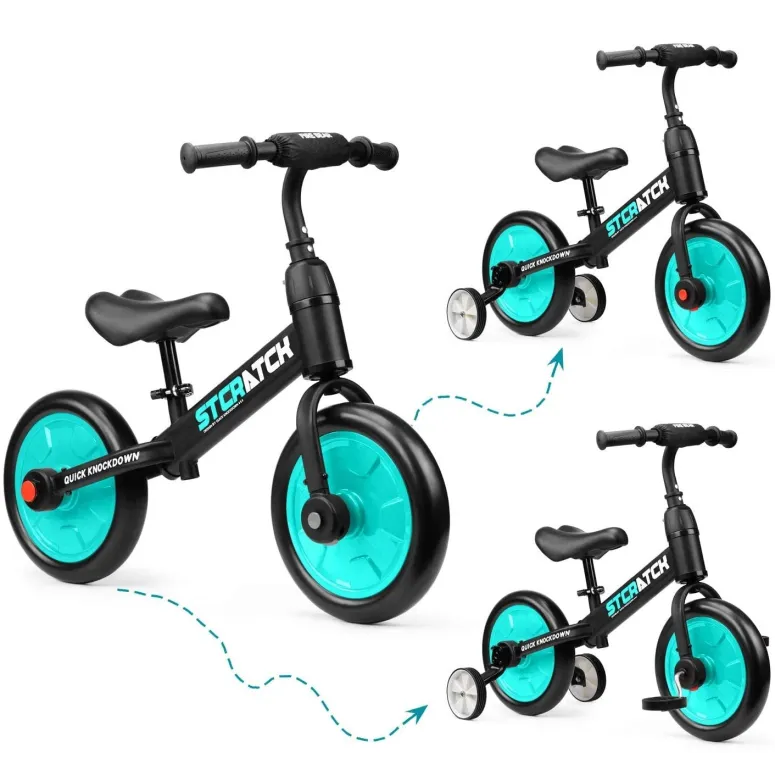 2+ Dziecięcy Rower Biegowy 3 w 1 Multi Trójkołowy - 2