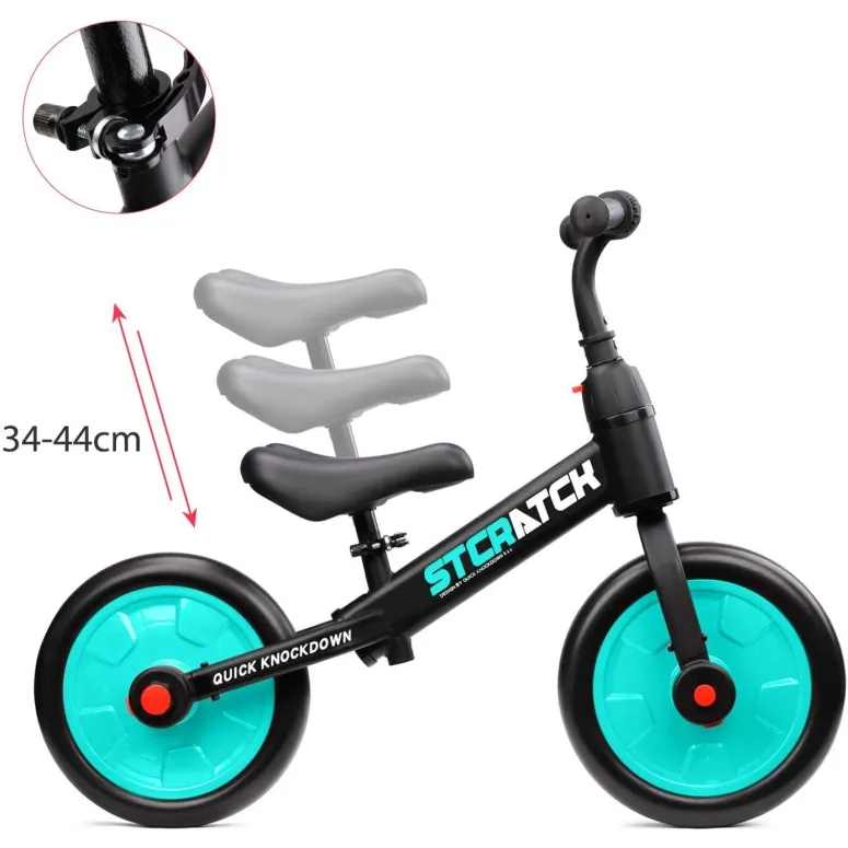 2+ Dziecięcy Rower Biegowy 3 w 1 Multi Trójkołowy - 5