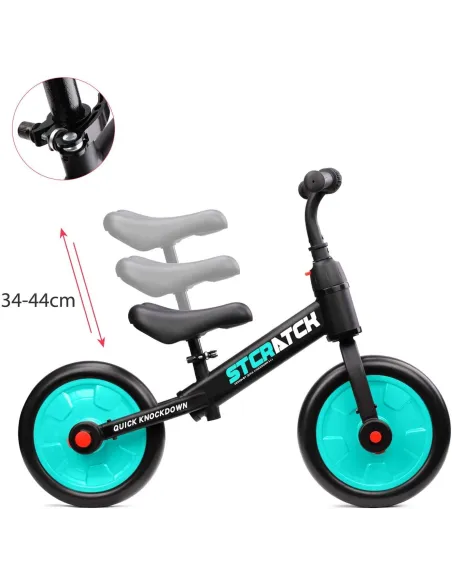 2+ Dziecięcy Rower Biegowy 3 w 1 Multi Trójkołowy - 5