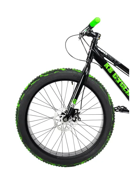 Rower Fatbike Aluminiowy Grube Opony 24 Tarczowe