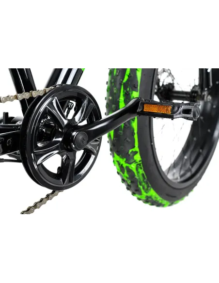 Rower Fatbike Aluminiowy Grube Opony 24 Tarczowe