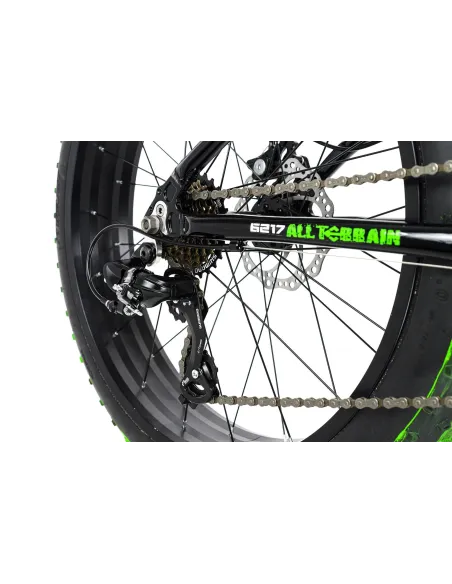 Rower Fatbike Aluminiowy Grube Opony 24 Tarczowe