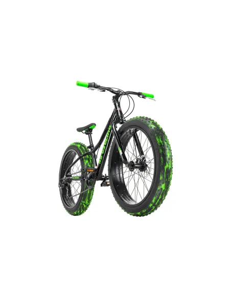 Rower Fatbike Aluminiowy Grube Opony 24 Tarczowe