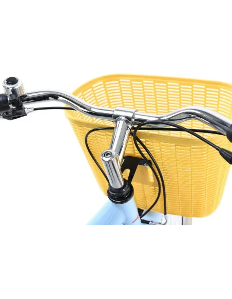 Damski Rower Miejski 28 Stalowy Bagażnik Światła Koszyk Dziewczęcy Błotniki