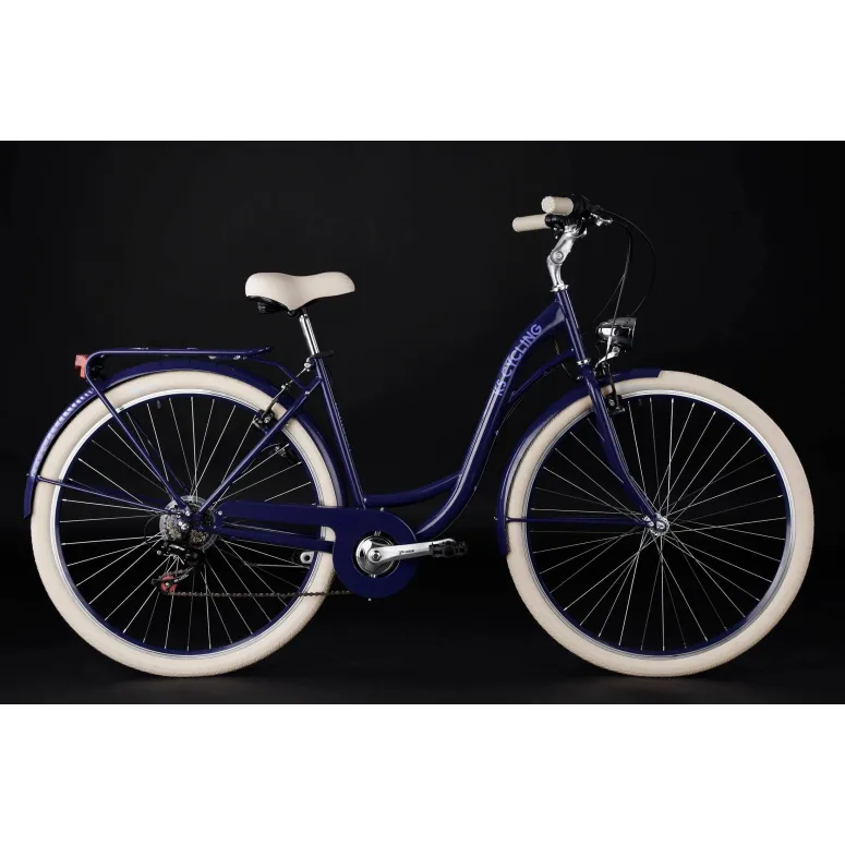 Rower Damka 28 Miejski Damski 6 Biegów Światła