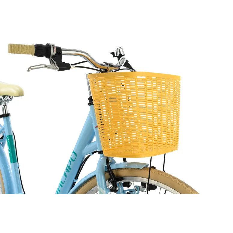 Rower Miejski Dziewczęcy Damski 26 Koszyk 6 Biegów