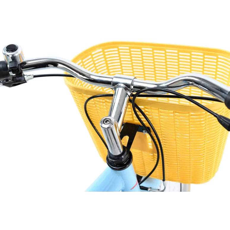 Rower Miejski Dziewczęcy Damski 26 Koszyk 6 Biegów