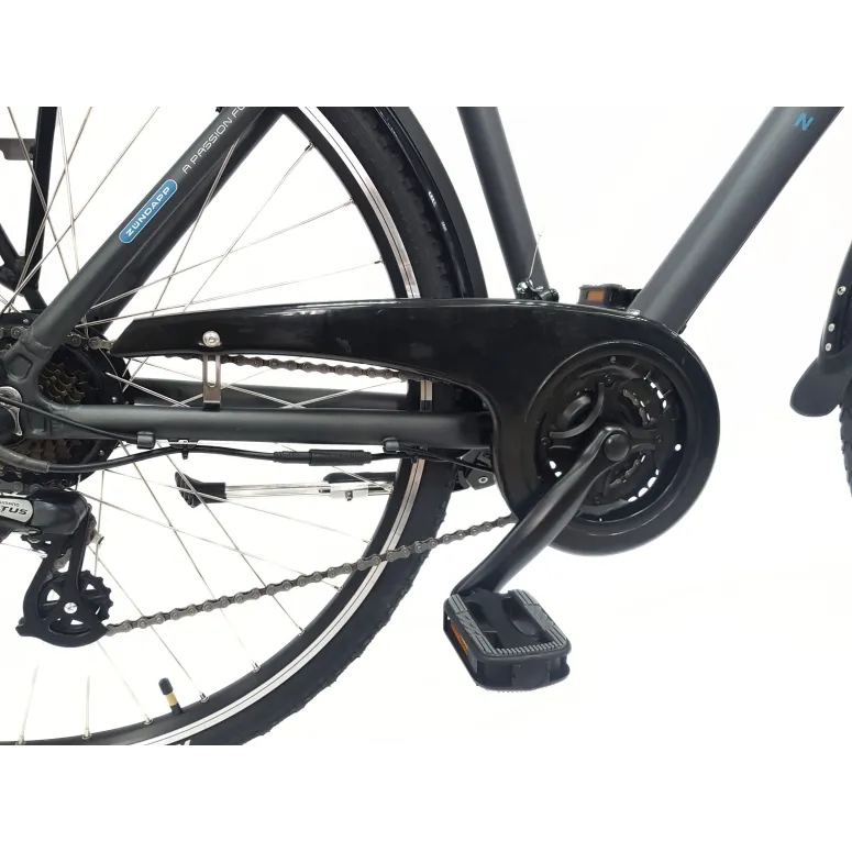 Rower Elektryczny 28 Męski Trekkingowy 3 Tryby Aluminiowy Błotniki Bagażnik