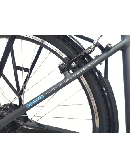 Rower Elektryczny 28 Męski Trekkingowy 3 Tryby Aluminiowy Błotniki Bagażnik