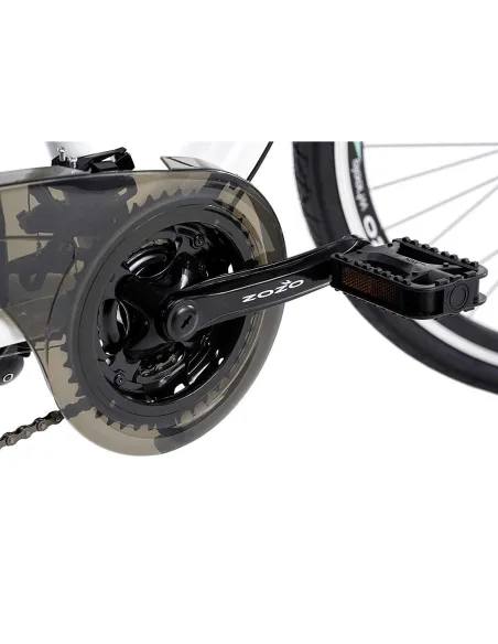 Rower Dziewczęcy Miejski 24 Damka 21 Bieg Bagażnik