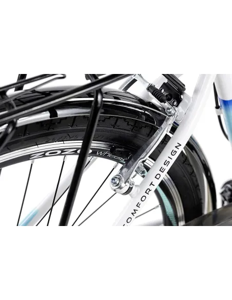 Rower Dziewczęcy Miejski 24 Damka 21 Bieg Bagażnik