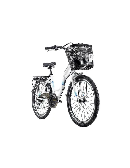 Rower Dziewczęcy Miejski 24 Damka 21 Bieg Bagażnik