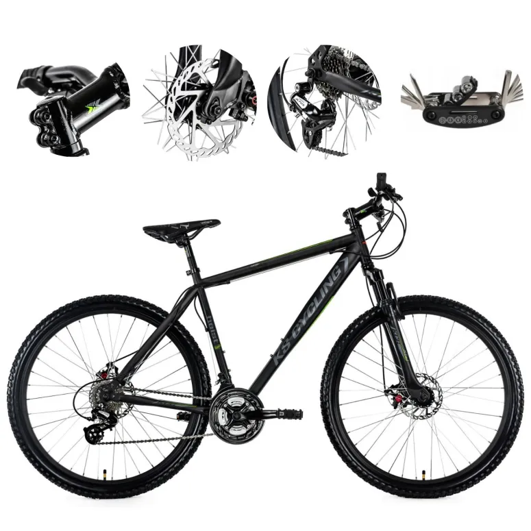 Męski Rower Górski MTB 27,5 Stalowy Damski Męski Tarcze Cyngle Hardtail