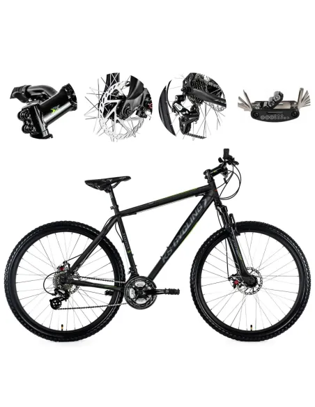 Męski Rower Górski MTB 27,5 Stalowy Damski Męski Tarcze Cyngle Hardtail