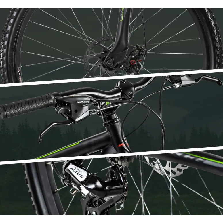 Męski Rower Górski MTB 27,5 Stalowy Damski Męski Tarcze Cyngle Hardtail