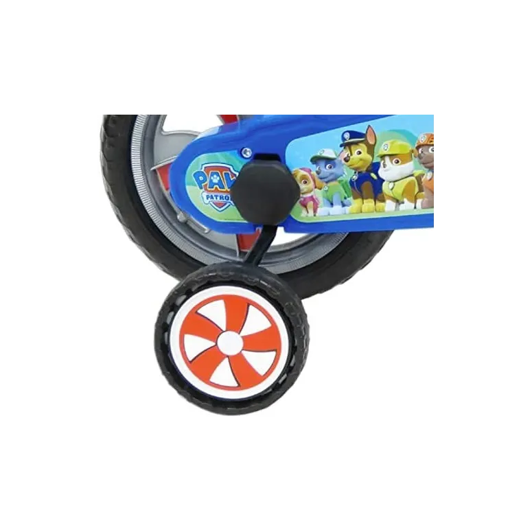 Dziecięcy Rowerek Psi Patrol 12 Kółka Boczne Bidon