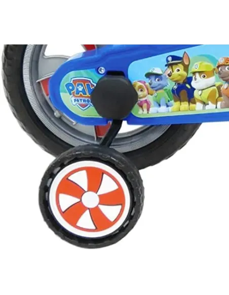 Dziecięcy Rowerek Psi Patrol 12 Kółka Boczne Bidon