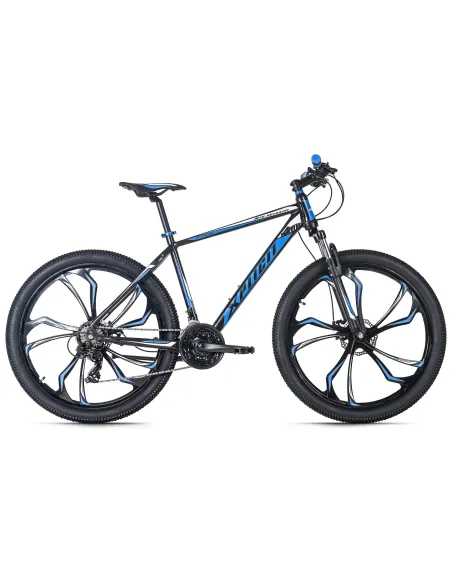 Rower Górski MTB 27,5 Alu Hardtail Uniwersalny Tarcze Cyngle Dzwonek Stopka