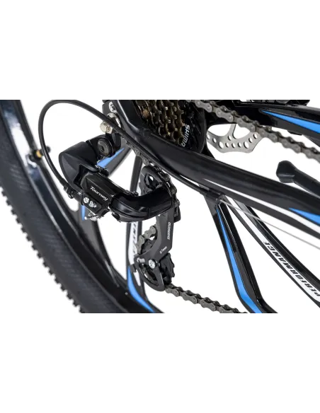 Rower Górski MTB 27,5 Alu Hardtail Uniwersalny Tarcze Cyngle Dzwonek Stopka