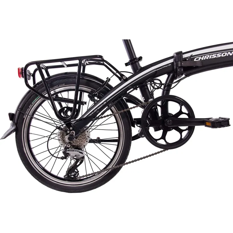 Elektryczny Rower Składany 20 Składak 8.7Ah 5 Trybów ALU Cyngle Oświetlenie