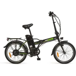 Elektryczny Rower Składany 20 Składak 3 Tryby Walk Bagaż Błotniki Światła