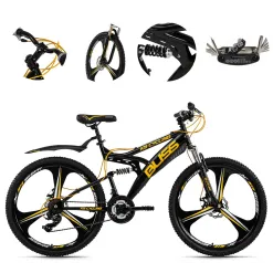 Rower Górski Damski Męski 26 Amortyzacja Tarcze Mechaniczne Błotniki